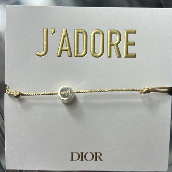 Dior J'Adore Ceramic Charm Bracelet — Gold Tone Adjustable — NWIP - Picture 4 of 4